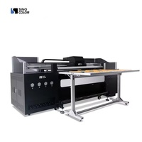 Imprimante UV-LED à plat et à rouleau SinoColor HUV-3200S 2/4 têtes 13200, 2400 dpi, 56 m²/h, pour impression de boîtes, vinyle et papier peint