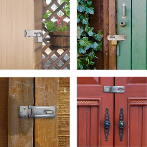 स्टेपल सेफ्टी हैप्स गेट डोर हैस्प लैच पैकलॉक क्लैस्प लॉक - Product Image 4