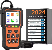Escáner de Diagnóstico Automotriz OBD2 V521, Lector de Códigos de Barras Universal para Impresión de Datos, Diagnóstico de Fallas del Motor CAN