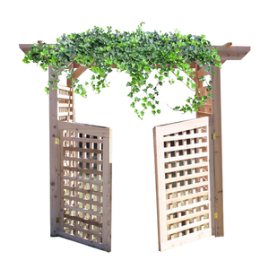 Arche en bois pour décoration de mariage, treillis de jardin extérieur, portail, écologique, certifié FSC, couleur personnalisable - Product Image 4
