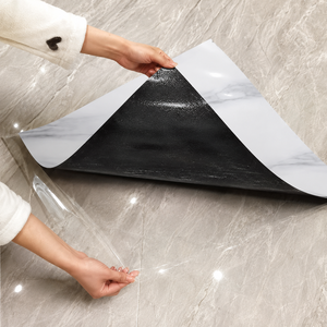 Revêtement de sol vinyle LVP <span class=keywords><strong>Chevron</strong></span> Commercial de luxe, auto-adhésif, aspect noyer, pour cuisine, à pose sèche, résistant au feu et imperméable - Product Image 2