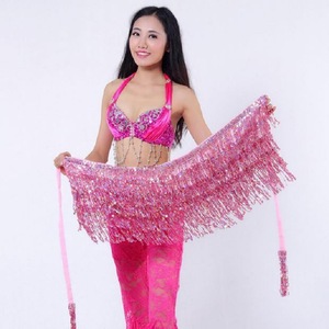 Q31056 78.80 "Rave jupe pour femmes filles paillettes frange jupe gland hanche écharpe danse du ventre hanche jupe - Product Image 3