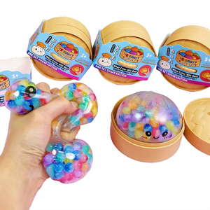 ของเล่นบีบลดความเครียดรูปเกี๊ยวกลิตเตอร์หยดน้ำสีรุ้ง พร้อมกล่อง - Product Image 2