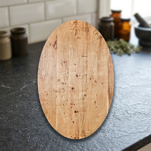 Tablero de Mesa de Comedor Ovalado de Madera, Hecho a Mano, Diseño Rústico Moderno, Superficie de Madera Sólida, Muebles para el Hogar - Product Image 2