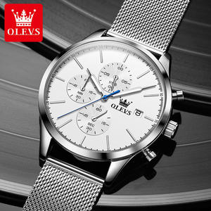 Reloj de Cuarzo para Hombre, Diseño Minimalista, Caja de Aleación 2881 de 42 mm, Esfera con Indicadores, Ultrafino, Correa de Malla de Acero Inoxidable, Estilo Ejecutivo - Product Image 2