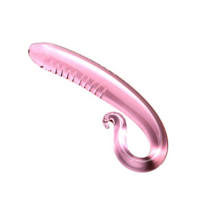 <span class=keywords><strong>Plug</strong></span> <span class=keywords><strong>Anal</strong></span> en verre <span class=keywords><strong>Transparent</strong></span>, jouets sexuels pour adultes pour hommes et femmes, gode à pénis rose, gode incurvé en verre cristal - Product Image 2