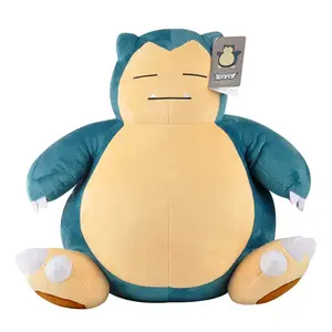 Toptan Anime Pokemon özelleştirmek peluş oyuncak Pikachu Snorlax Charmander Squirtle Bulbasaur peluş