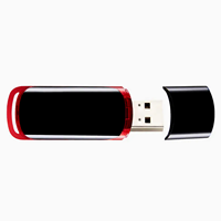 Flashdisk USB Putih Kompak dengan Tali Warna-warni, Desain Tutup Anti Hilang, Logo Cetak Kustom, untuk Penggunaan Sehari-hari dan Bisnis