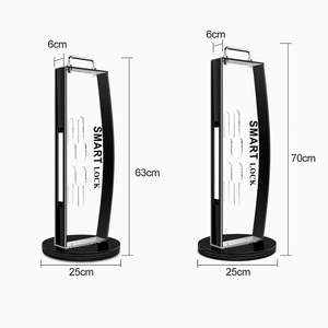 एंटी-चोरी ऐक्रेलिक डिजिटल फिंगरप्रिंट फेस स्मार्ट डोर लॉक डिस्प्ले 240*24 6068 सुरक्षित मोर्टिज़ लॉक - Product Image 2