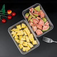 Contenants alimentaires jetables avec couvercles hermétiques, boîtes de préparation de repas, étanches, compatibles micro-ondes, lave-vaisselle et congélateur