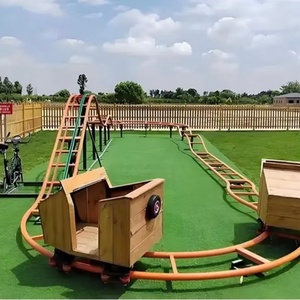 Atracciones de Parque Temático al Aire Libre: Montaña Rusa, Paseo Espacial y Bicicletas Humanas - Product Image 4