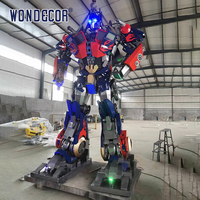 Escultura Personalizada Grande de Optimus Prime de la Serie Robot/Transformer para Plaza al Aire Libre en Resina/Fibra de Vidrio