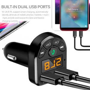 Modulateur mini audio odio mains libres chargeur de <span class=keywords><strong>voiture</strong></span> transmetteur fm led <span class=keywords><strong>bluetooth</strong></span> <span class=keywords><strong>voiture</strong></span> usb lecteur mp3 pour <span class=keywords><strong>voiture</strong></span> mp3 - Product Image 3