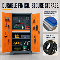 Armoire de rangement d'outils pour entrepôt industriel, OEM, grande capacité, armoire de garage en acier, étagères réglables, casier métallique renforcé