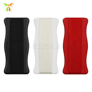 Nouvel autocollant de téléphone à clipser 2021, autocollant créatif en cuir PU pour téléphone, cadeaux publicitaires pour centres commerciaux électroniques et numériques - Product Image 1