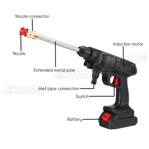 Hidrolavadora Inalámbrica de Alta Presión de 400W 24V 36BAR, Pistola de Agua Portátil Parkside de 15600mah para Batería de Litio de 1/2 - Product Image 5