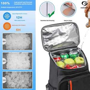 Sac à dos isotherme personnalisé avec logo, étanche, pour voyage, week-end, livraison de repas, bière, vin, pique-nique, glacière à lunch - Product Image 4