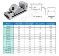 Haute qualité QKG50 63 73 88 100 125 150 200 pince banc étau précision QKG outil étau pour CNC fraiseuse