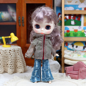 ชุดกันแดดฤดูร้อนสำหรับตุ๊กตา BJD ขนาด 30 ซม. รุ่น Little Blom OB226 สำหรับเด็กผู้หญิง ชุดเสื้อผ้าตุ๊กตาขนนุ่ม - Product Image 3