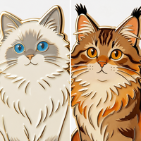 Broches et badges de revers en métal, émail dur et doux, avec logo personnalisé, motif chat de dessin animé mignon, pour vêtements et cadeaux, pour fabricants