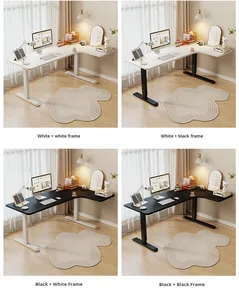 Rắn Gỗ Điện Chiều Cao Có Thể Điều Chỉnh Bàn Cho Văn Phòng Sử Dụng Nhà Nghiên Cứu Chơi Game - Product Image 6