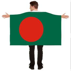 Manchon de bras et châle drapeau du Bangladesh pour événements sportifs, articles de supporter, haute qualité, promotion en gros - Product Image 1