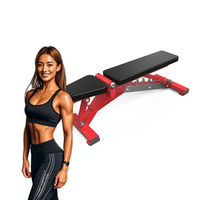 Banc de gymnastique polyvalent et réglable en acier pour la musculation Rangée assise Équipement d'exercice corporel Aviron linéaire à assise latérale