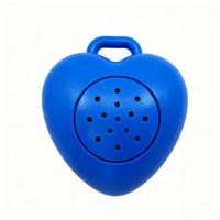 Module d'enregistrement sonore en forme de cœur personnalisable en gros, petit appareil d'enregistrement pour animaux en peluche et jouets en peluche