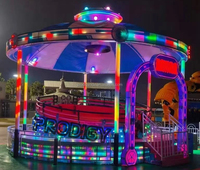 Manège en fibre de verre Crazy Tagada Disco Turntable pour parc d'attractions