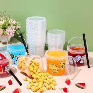 Gobelets jetables en plastique PP transparents de 700 ml pour thé aux fruits, de marque - Product Image 4