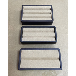 Boîte de rangement magnétique pour bijoux, plateau de présentation rectangulaire pour pierres précieuses colorées, avec fermeture à cordon, pour pierres en vrac personnalisées, grille de rangement pour bijoux - Product Image 5