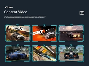 Đồng tiền hoạt động trò chơi ảo ba màn hình ổ đĩa thực Arcade Máy lái xe mô phỏng chuyển động 6 DOF 3 màn hình đua mô phỏng - Product Image 4