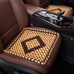 Hinoki Wood Square Seat <b>Cushion</b> 45x45cm Breathable Summer Car Seat <b>Pad</b> For Buttocks Support - Product Image 2