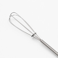 Fouet à ressort en acier inoxydable, batteur à œufs, agitateur à crème, mélangeur à farine multifonctionnel pour la pâtisserie et la cuisine