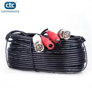 Mini Cable Siamés para cámara de seguridad CCTV, Cable Siamés 4K de alta calidad de 100 pies