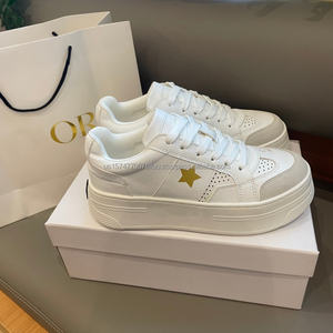 Zapatillas de Plataforma de Cuero para Mujer, Nuevos Estilos de Lujo, Transpirables, Casuales, Deportivas de Verano, con Aumento de Altura, Estilo Chunky - Product Image 5