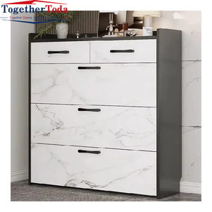 Hermosa mezcla elegante estética Zapatero de madera con cajón de almacenamiento <span class=keywords><strong>para</strong></span> entradas ordenadas y mejorar la decoración interior - Product Image 5