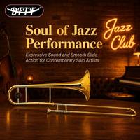 China Best Selling OEM Professional Super Musical Instrument Bass Trombone Brass Instrument