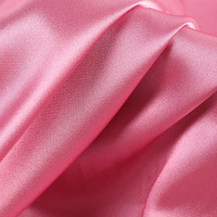 Tissu satiné uni 100% polyester biologique 50*75d pour robes de garçons et de filles, vêtements de mariage - Antistatique, respirant, résistant aux taches