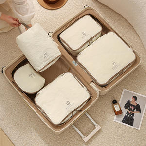 Set Lima Buah Tas Penyimpanan Perjalanan Ultra-ringan dari Nilon, Tas Kompresi untuk Pakaian Dalam, Tas Portabel untuk Perjalanan Bisnis, Tas Organisir - Product Image 2