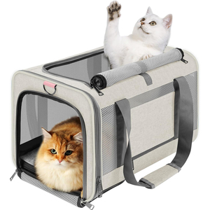 Transportín para Gatos con Cierre a Prueba de Escape, Bolsa de Transporte para Mascotas Resistente para Viajes al Aire Libre - Product Image 6