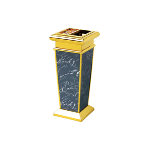 Trésor <span class=keywords><strong>royal</strong></span> Diamant Poubelle Hôtel Bâtiment d'Affaires Entrée Poubelle Sol Cendrier Baril Poubelle Hall Cendrier - Product Image 2