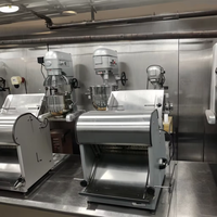 Machine à trancher le pain électrique réglable haute vitesse 30 pièces, équipement de boulangerie de haute qualité pour usage en restaurant 220V Farine Lait