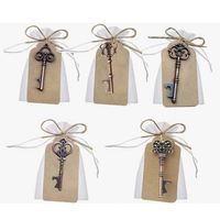Clés squelette extra larges en alliage de zinc antique, ouvre-bouteille, décoration de mariage vintage, cadeau de fête, fabrication de bijoux DIY, mode
