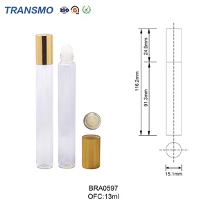 Applicateur à bille 13 ml, distributeur de déodorant à bille, flacon à bille, emballage en tube plastique - Product Image 2