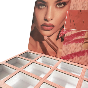 Affichage PDQ avec diviseur maquillage cosmétique personnalisé gratuit promotion de magasin de détail <span class=keywords><strong>comptoir</strong></span> pliant ( - Product Image 4