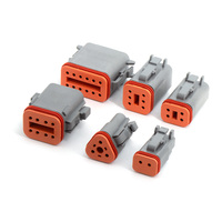 Conectores Automotrices Impermeables Serie DT de Jiefond, Macho DT04-2P/3P/4P/6P/8P/12P, Hembra DT06-2S/3S/4S/6S/8SA/12SA