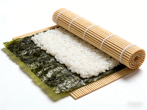 Tapis à <span class=keywords><strong>sushi</strong></span> instantané, surface antiadhésive, tapis à rouler en bambou pour faire du <span class=keywords><strong>sushi</strong></span> soi-même et adapté aux débutants - Product Image 1
