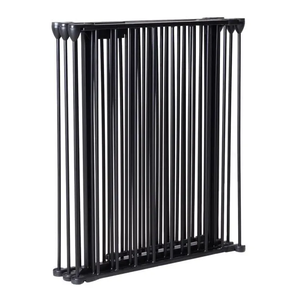 Barrière de sécurité pour bébé pliable et rétractable autoportante certifiée, <span class=keywords><strong>8</strong></span> panneaux, acier de haute qualité, pour les escaliers, les aires de jeux, les toilettes - Product Image 2