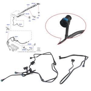 自動車部品OEMブラックカラー燃料パイプLR044012 LR032112ランドローバーフリーランダー2 2006-2014 - Product Image 3